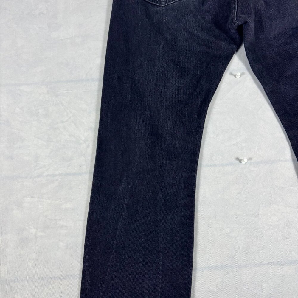 Levi’s 501 Mens Straight Leg Jeans Black Denim 5-Pocket Outdoor Size 33x32 - Picture 5 of 16